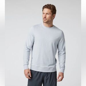 Vuori Ponto Performance Crew Men’s XL Platinum Heather